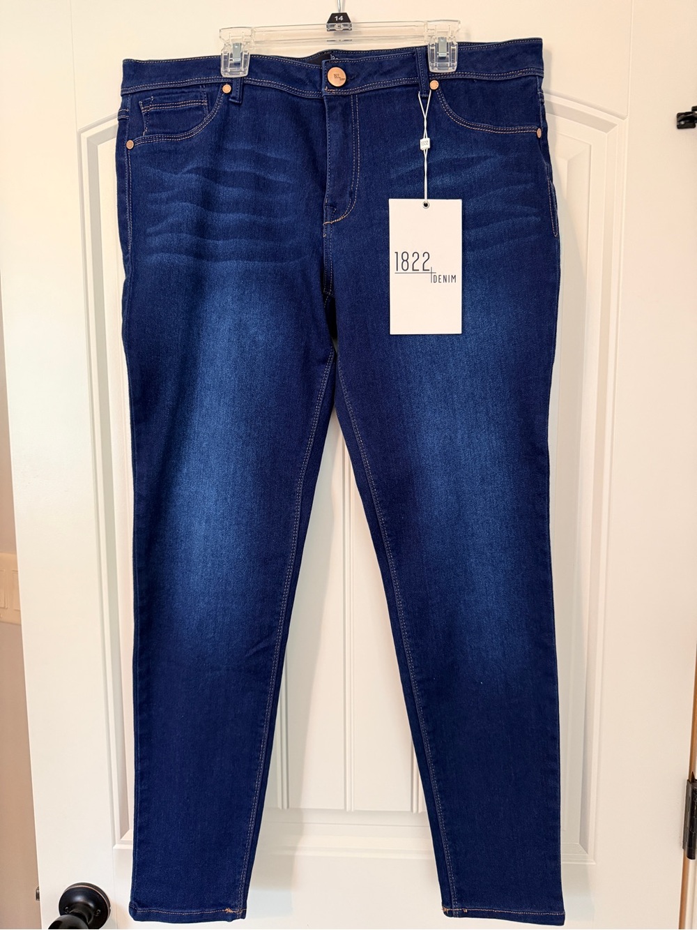 1822 Denim Women’s Indigo Skinny Jeans NWT Size 33 (16)